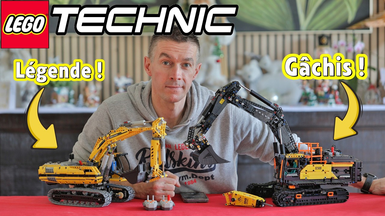LEGO TECHNIC Volvo EC500 Hybride 42215 : Quel GACHIS ! #lego #tutorial #toy #afol #volvo #crane