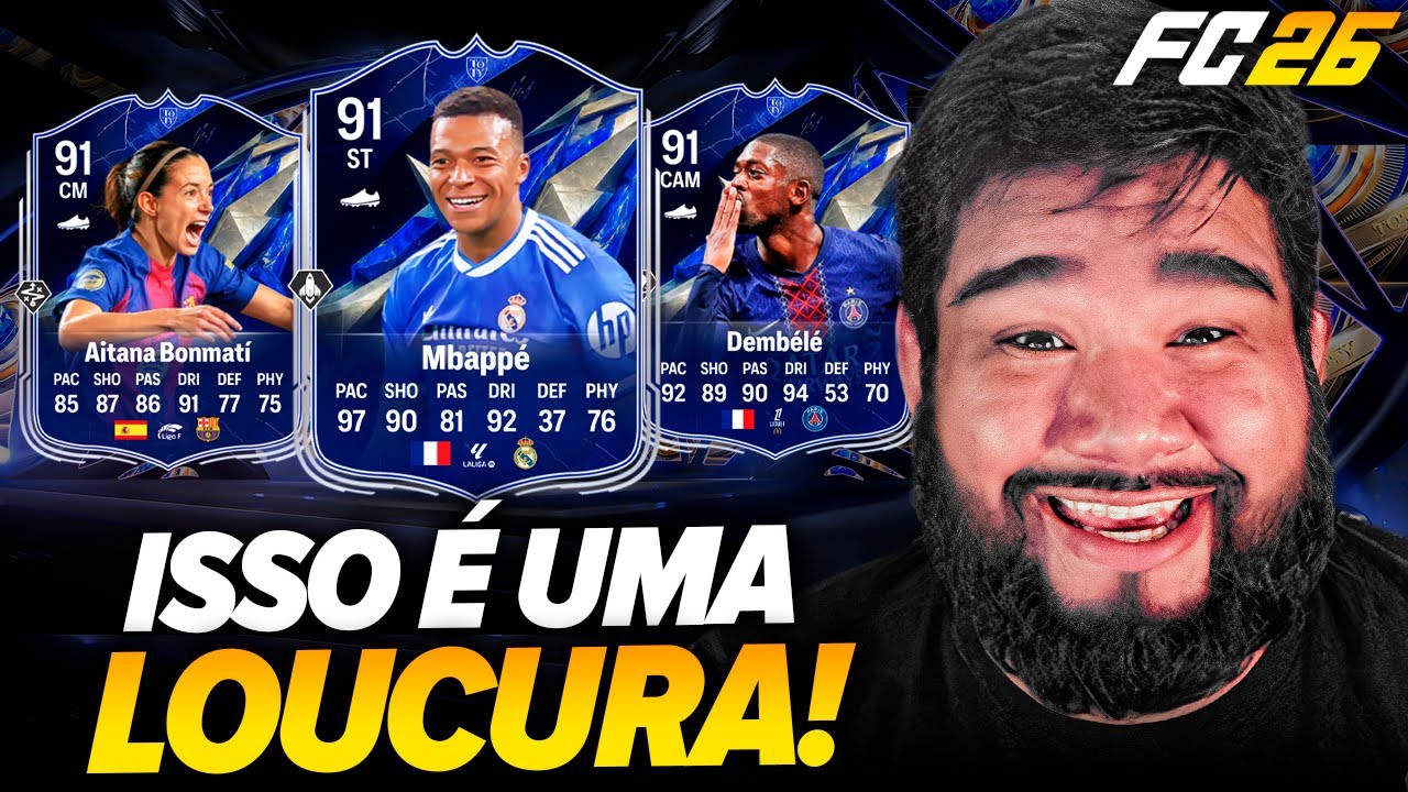 FC 26 | 🔥 MBAPPE, DEMBELE, AITANA, VINI JR, GRATIS POR 7 DIAS! - VOTACAO TOTY & DME TAREJON!