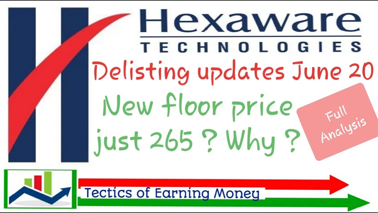 Big Surprise Hexaware Tech Revised Floor Price Came at Just 265? For Delisting ..... Full Q & A.