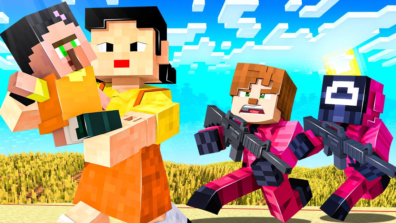 Minecraft SQUID GAME ama ÇÜKSÜZÜ KURTAR!