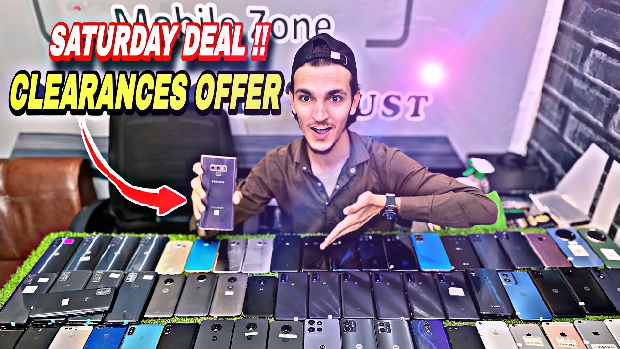 😱Saturday Deal Stocks clearance offer 2025🔥 Used phones |samsung, motorola, i phone & Gaming device