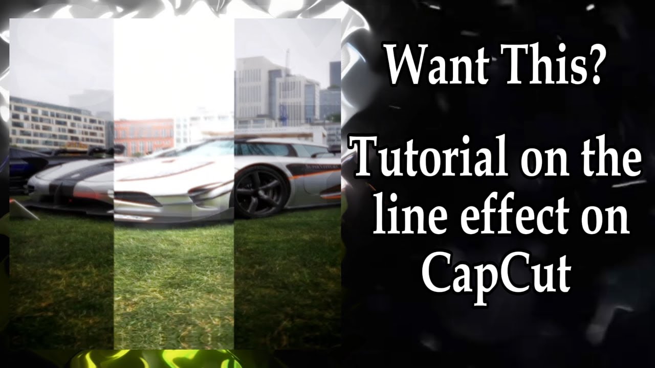 How To do the line Effect in CapCut? Easy And Free Tutorial⚡🔥 ‪@Zaveekxro ​