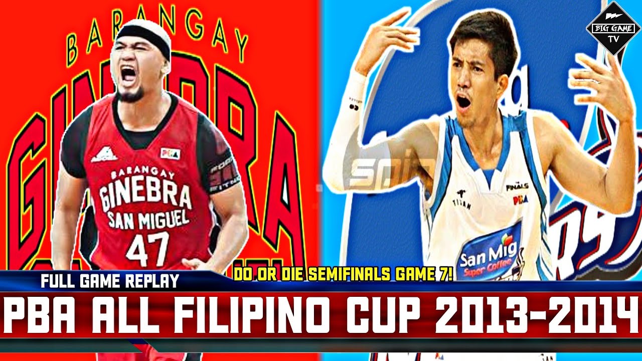 Ginebra vs San Mig Coffee Semifinals Game 7 l Full Game Replay l 2013-2014 PBA Philippine Cup
