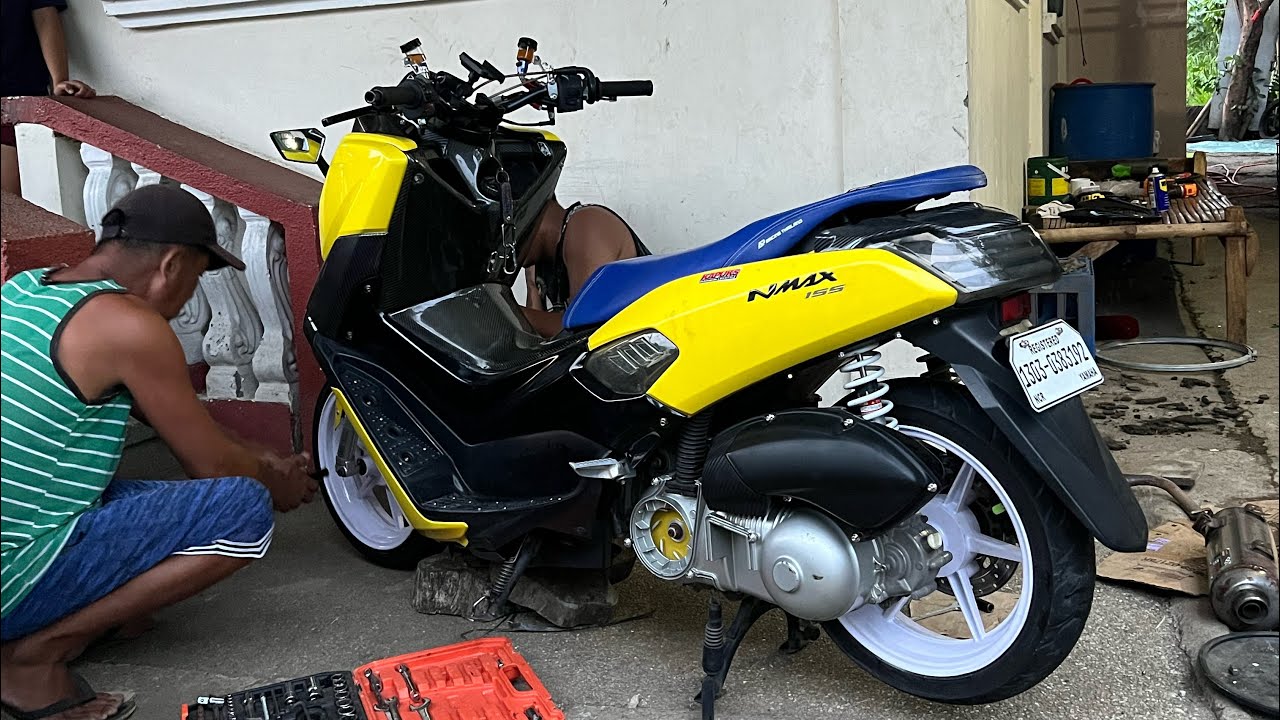 Pina Powder Coat natin ang mags ng Nmax v1 natin