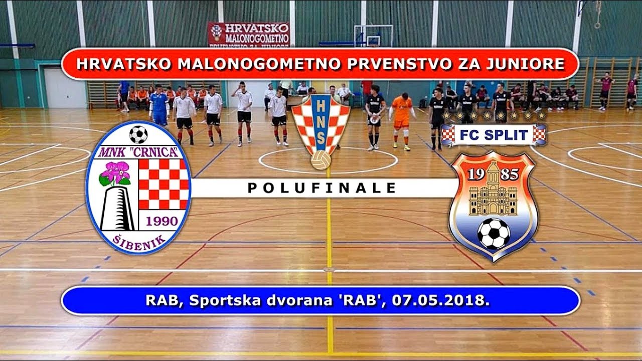 ZAVRŠNICA HMNL JUNIORI: CRNICA - SPLIT TOMMY, RAB 07.05.2018.