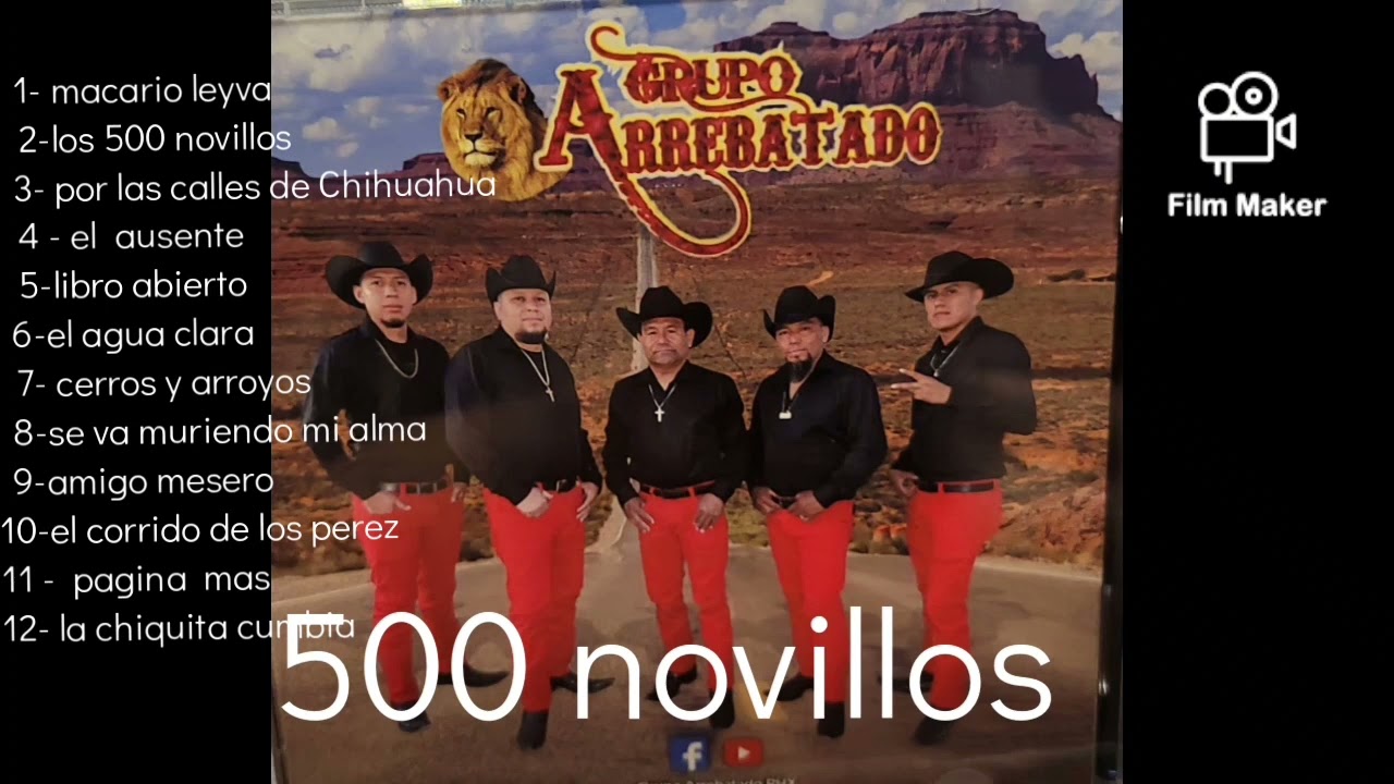 CD, grupo arrebatado phx. musica tierra caliente