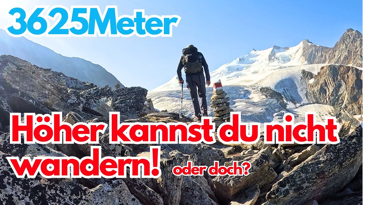 Der h&ouml;chste Wandergipfel Europas! 3625Meter T3+