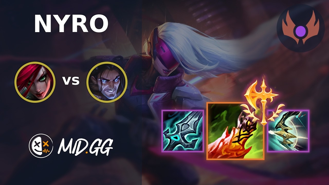 MID.GG: [ Nyro ] Katarina MID vs Sylas | EUW MASTER | LOL Season 2026