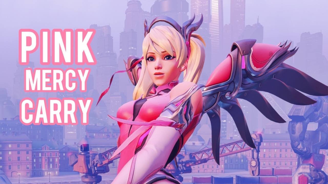 PINK MERCY CARRY - Overwatch 2 Masters Pink Mercy Gameplay