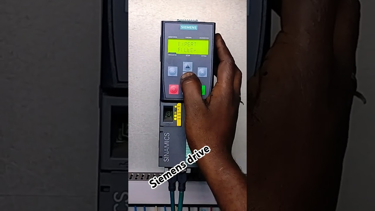 siemens g120 drive parameter settings #short#shorts#electrical #🔌🔧⚠️