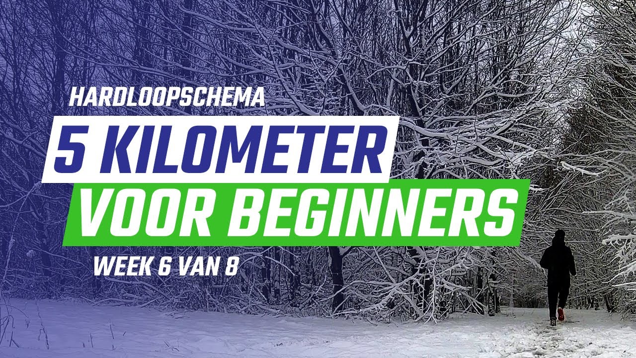 Hardloopschema 5 kilometer voor beginners - Week 6 / 8 - De eerste 5 km!