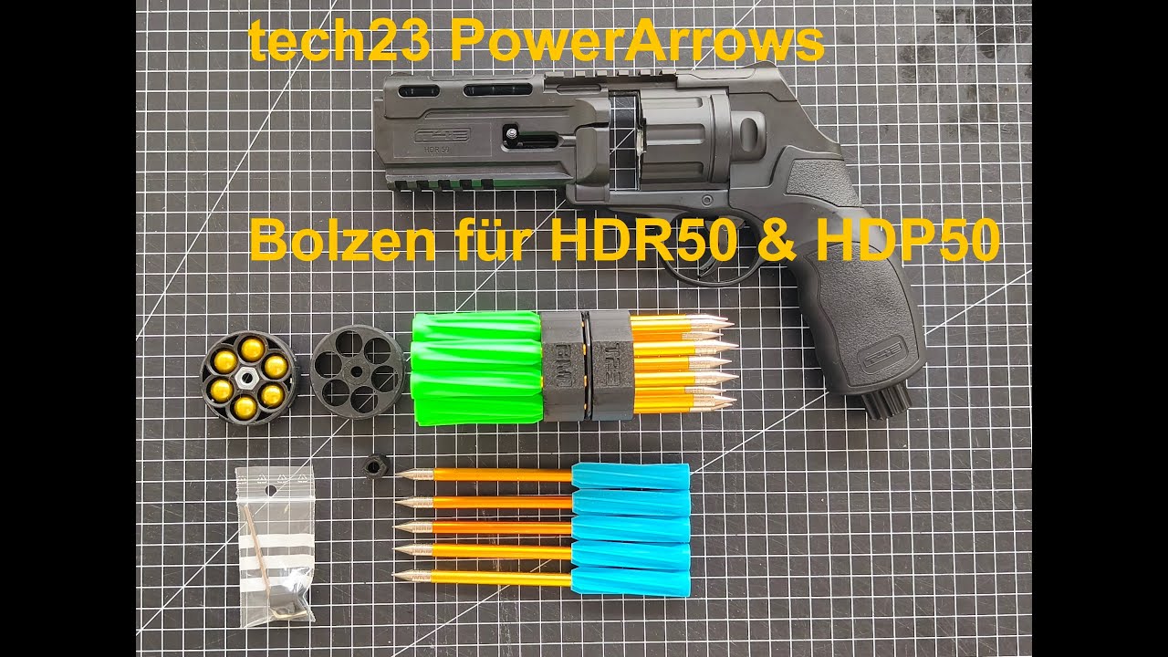 tech23 PowerArrows Bolzen für HDR50 / TR50 HDP50 / TP50 Vorstellung und Tutorial