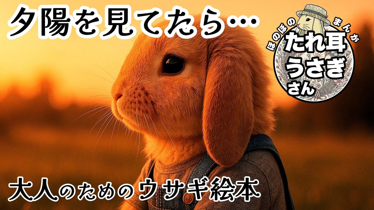 【ホーランドロップ】夕陽センチメンタル【たれ耳うさぎさん】