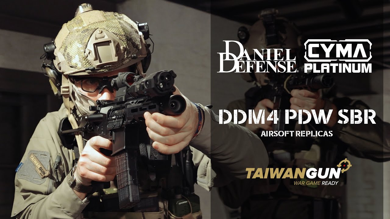 Daniel Defense by Cyma Platinum DDM4 PDW SBR - Airsoft Replica Presenation