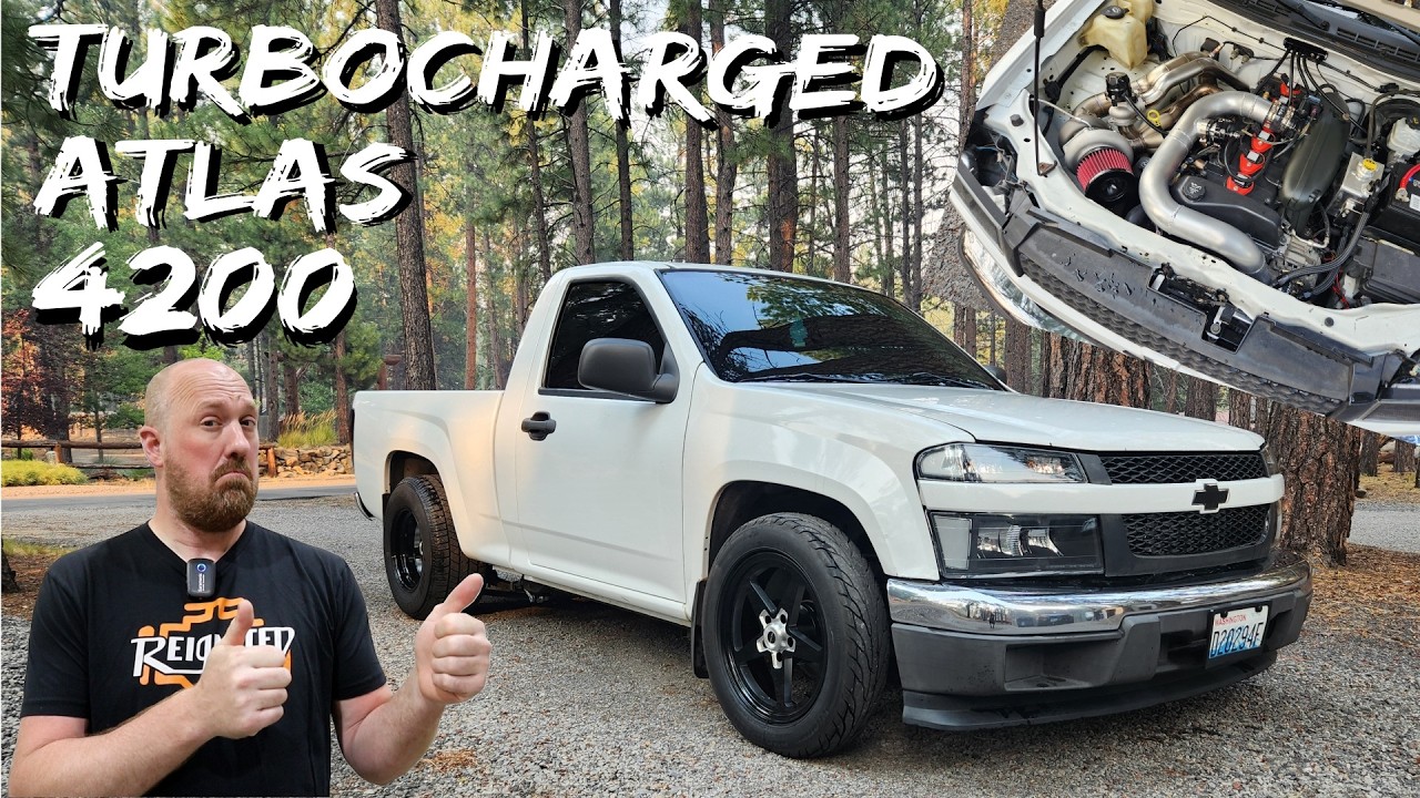 Turbo Atlas 4200-Swapped Colorado | Budget Race Truck First Start!