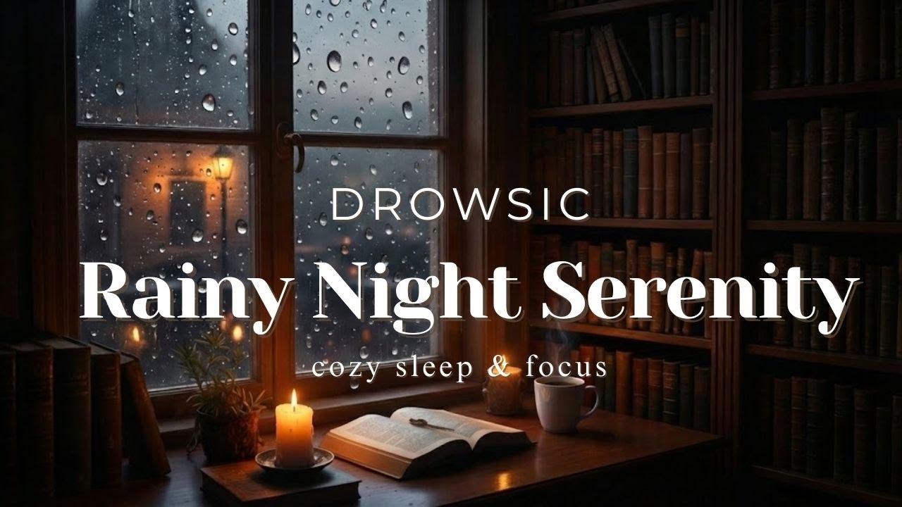 비 오는 밤, 나만의 비밀 서재.. 이 음악이 멈출 때 쯤엔 기분 좋게 깨어날 거예요.🌈