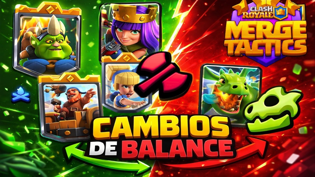 CAMBIOS DE BALANCE EN TACTICA ROYALE 16 DE MARZO!