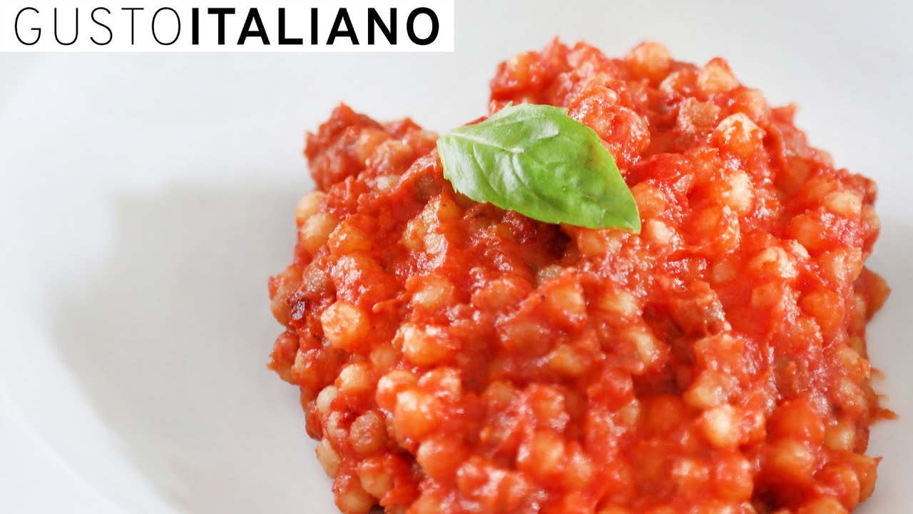 Fregola al pomodoro | RICETTA ORIGINALE | Perfect tomato fregola