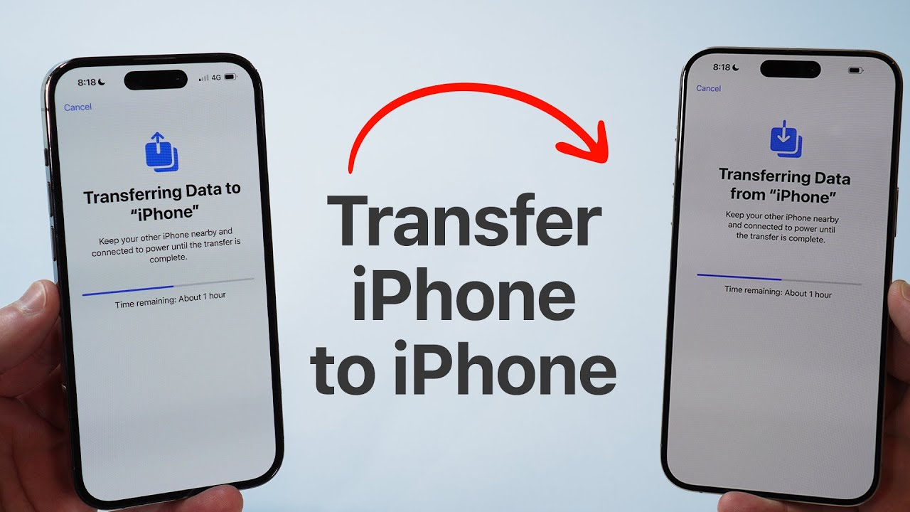 (NEW) How to Transfer ALL DATA from old iPhone to new iPhone - No Backup!