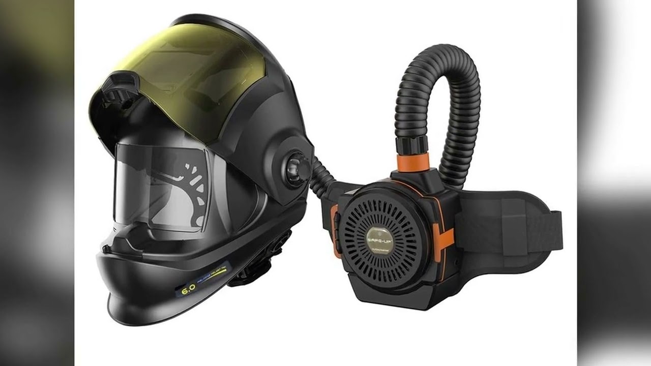 A must-have product #SAFEUP Professional Welding Helmet Powered Air Purifying True Color Auto Dark