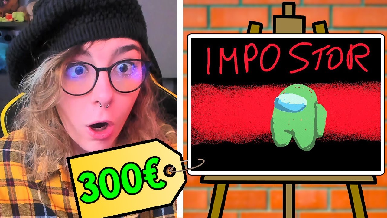 Ho VENDUTO un DISEGNO di AMONG US a 300 EURO - Passpartout