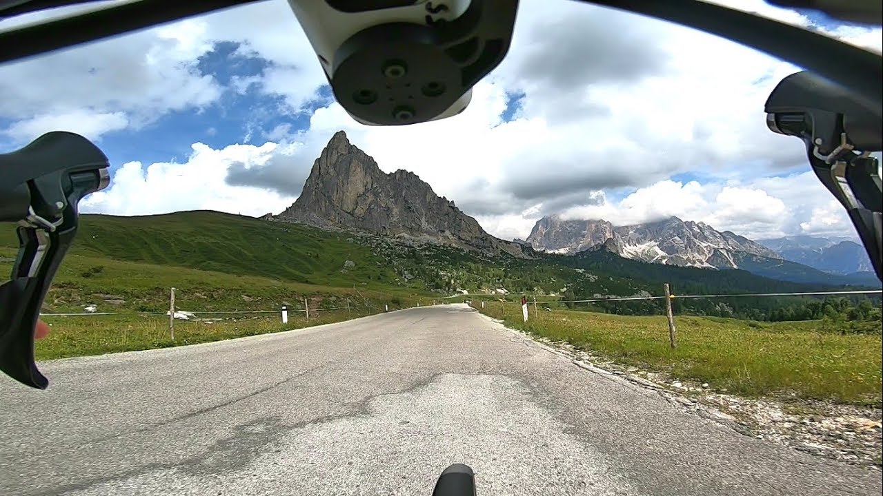 DISCESA PASSO GIAU (Dolomiti Bellunesi) | CYCLING HILL CLIMB (Dolomites)