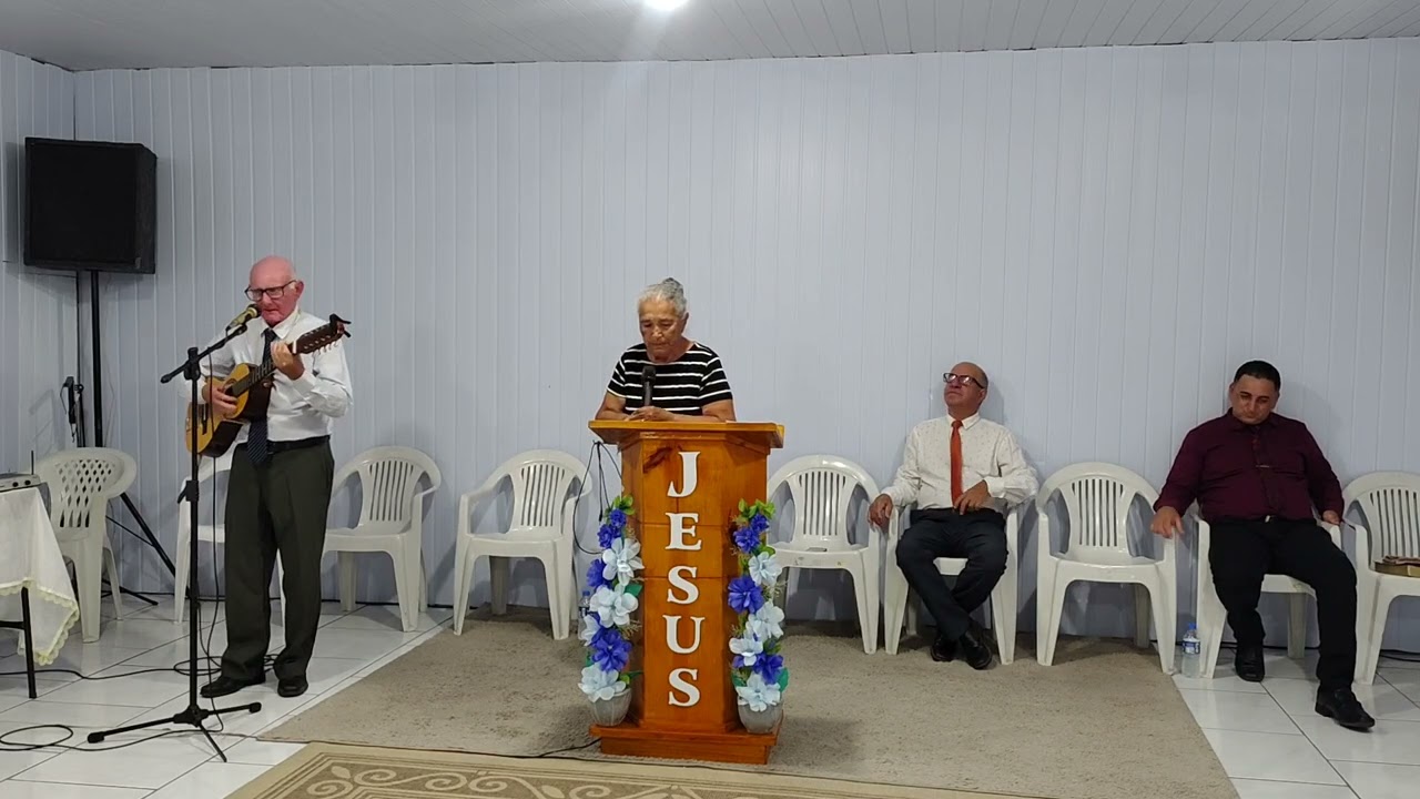 Irmão Jotinha e irmã Glória louvando a Deus em Osório RS 21/02/2026