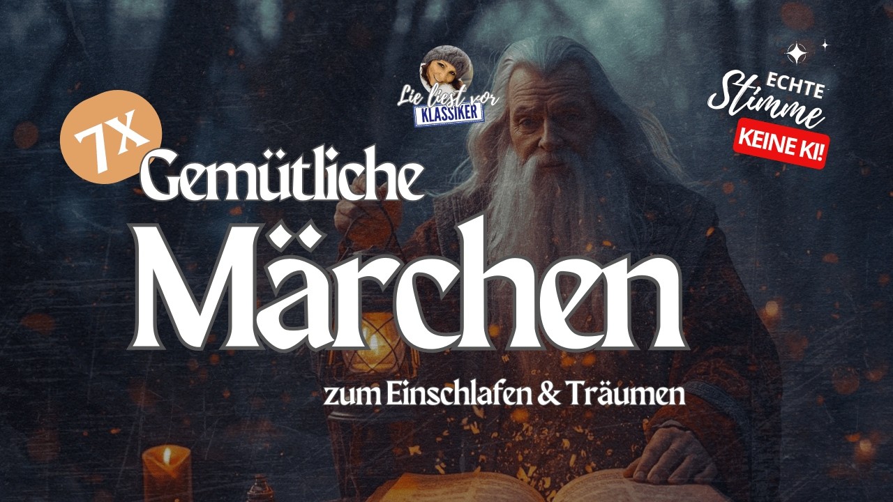 7 gemütliche Märchen zum Einschlafen | Hörbuch zum Entspannen
