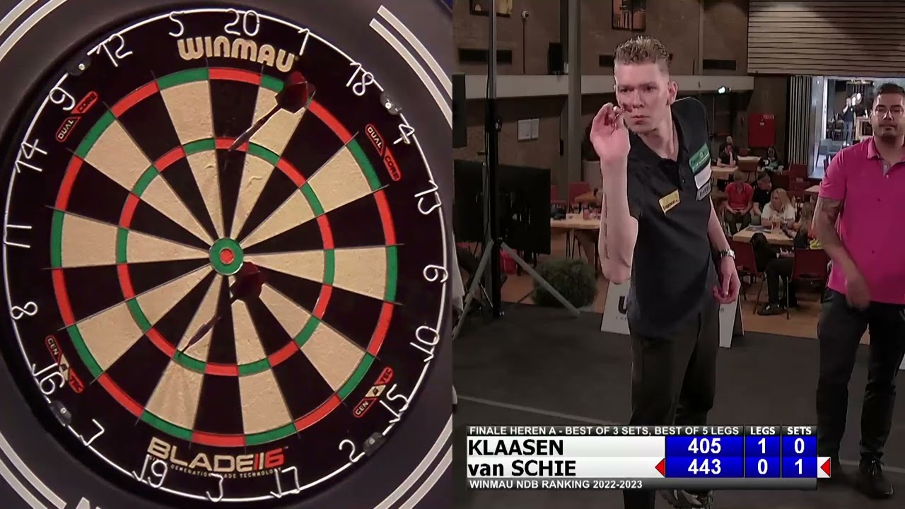 Финал A среди мужчин | Чемпионат Нидерландов | Рейтинг Winmau NDB 2022-2023