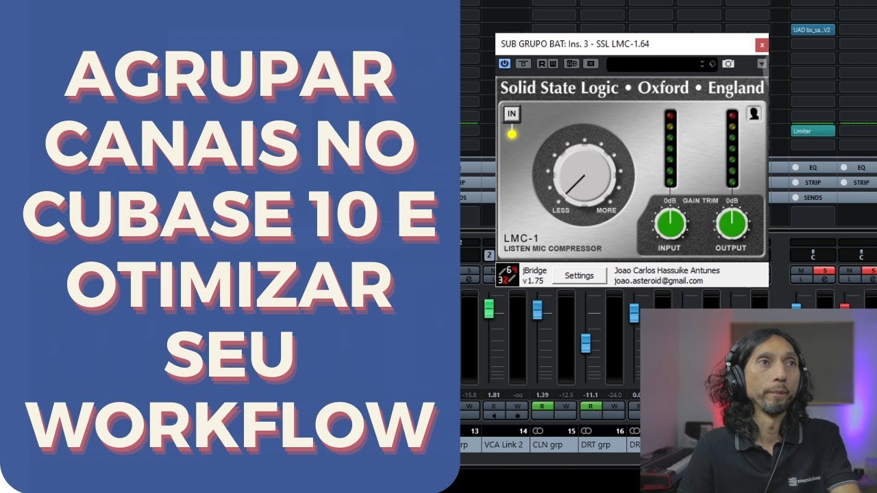 Agrupar Canais no Cubase 10 e Otimizar seu Workflow