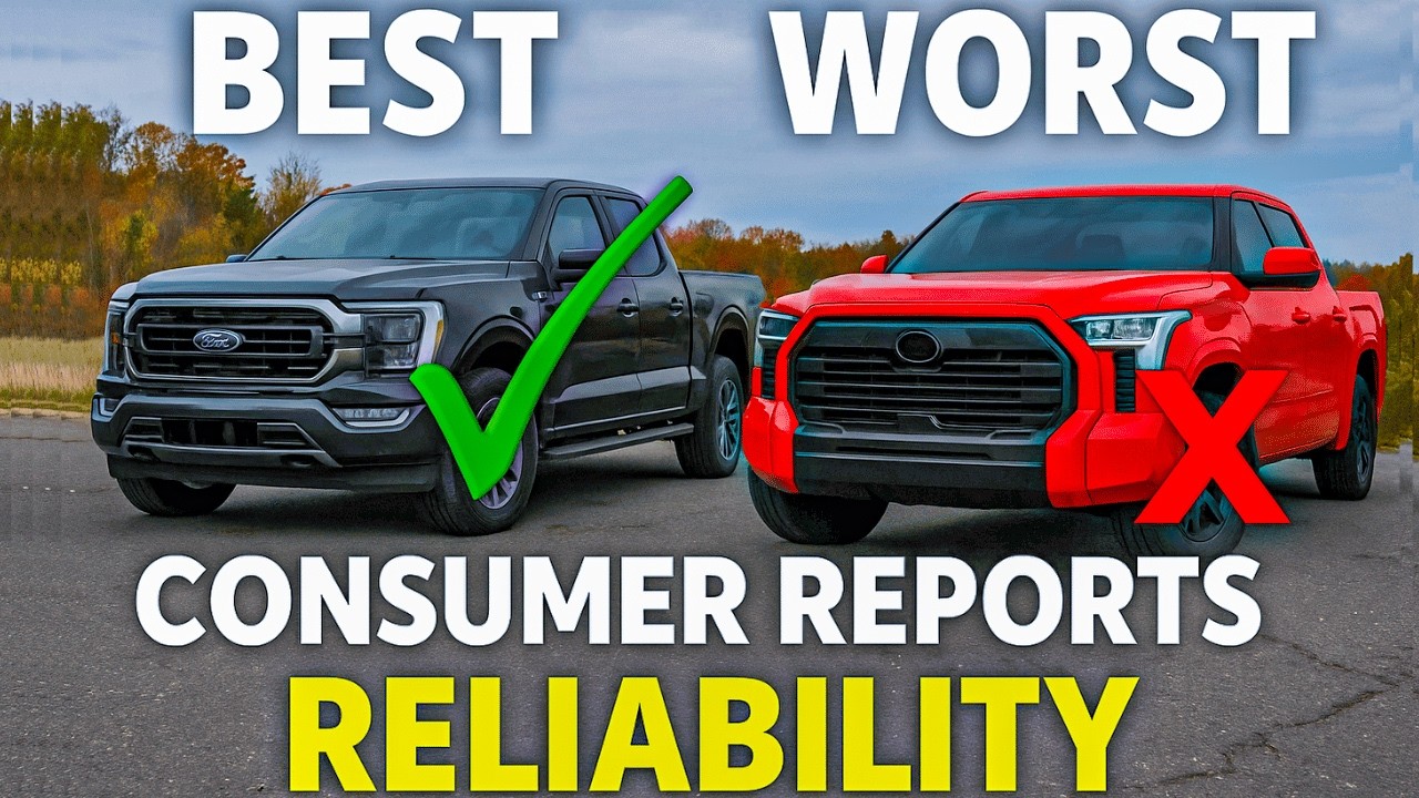 Consumer Reports Reveals 2025’s Most Reliable Trucks (and the Worst)