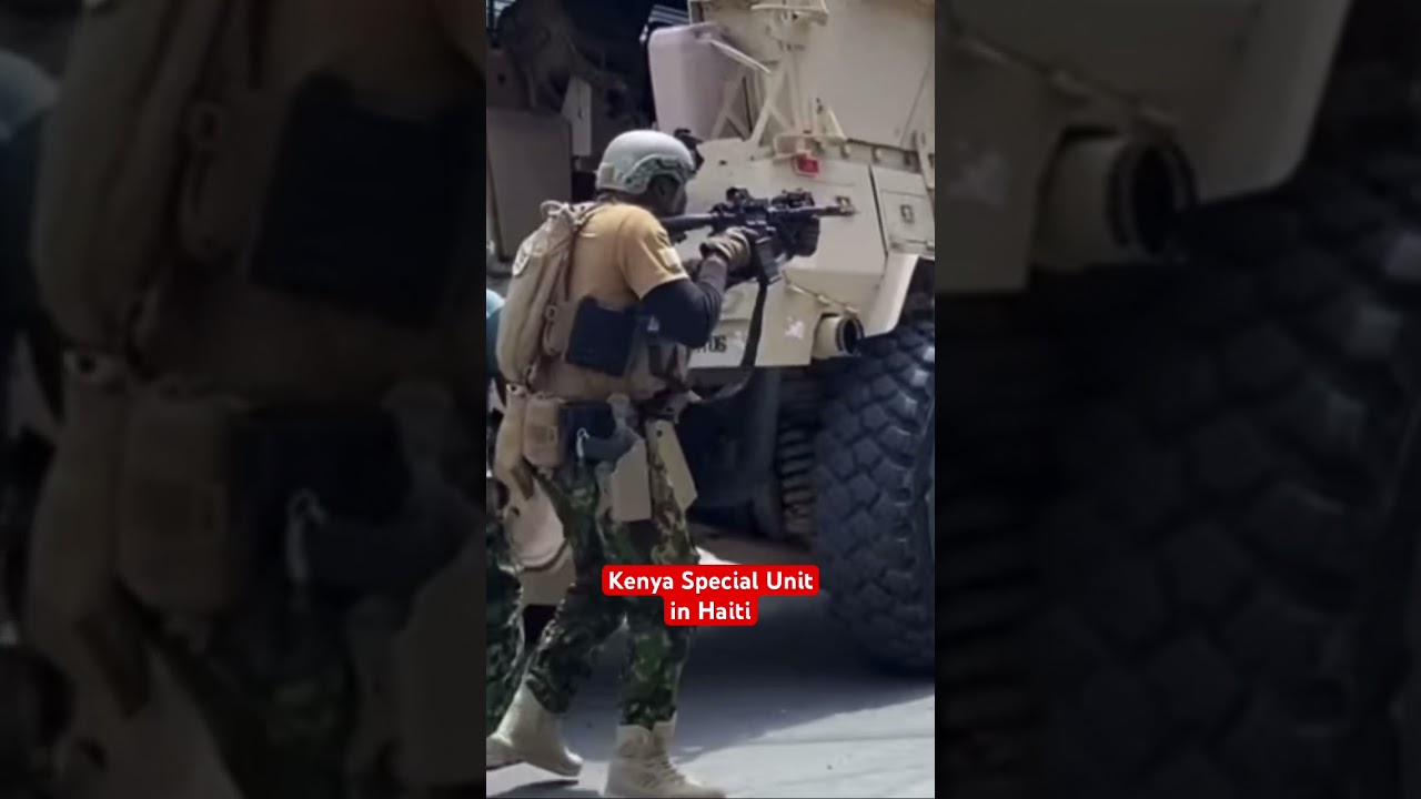 Kenya Special Units In Action in Haiti #trending #kenya #viral #haiti