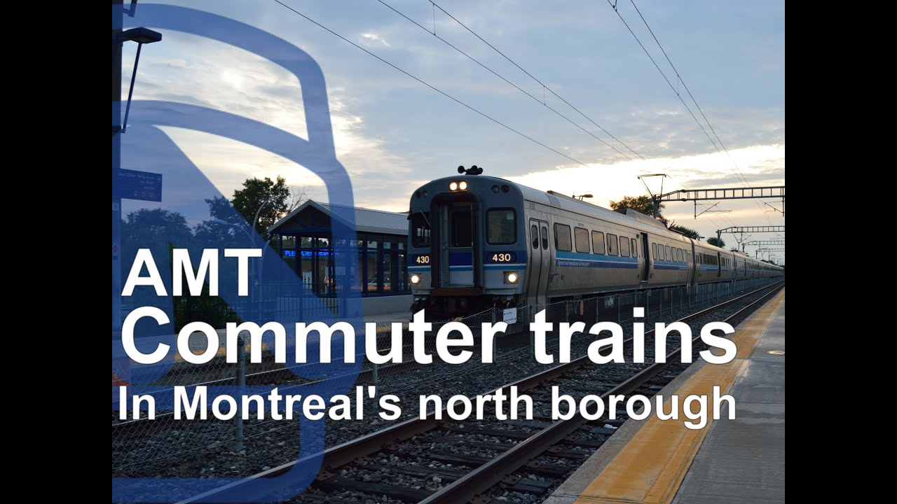AMT commuter trains in Montreal's north borough - September & October 2014