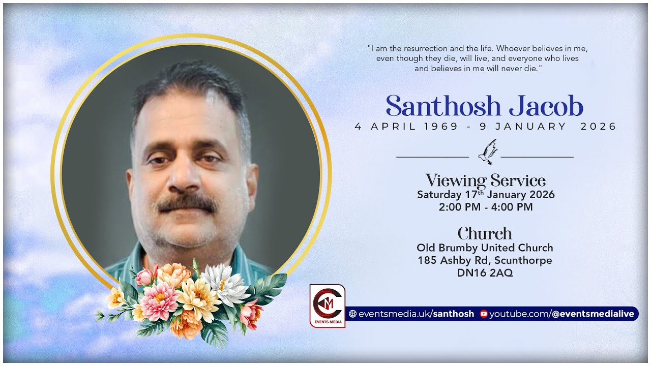 Viewing Service of Santhosh Jacob (56) | 17.01.2026