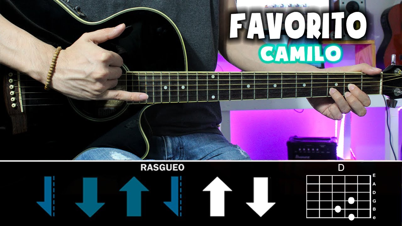 Favorito Camilo Tutorial de Guitarra | TABS, LETRA y ACORDES 2020