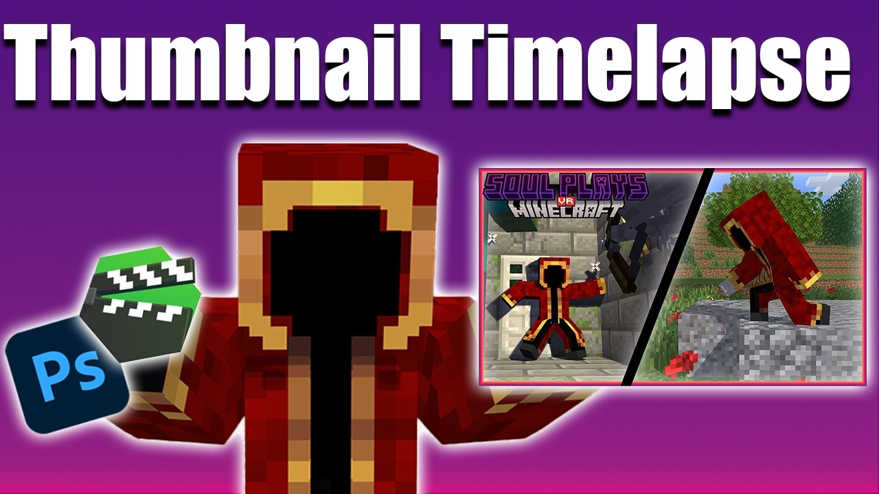 How I Make My Minecraft Thumbnails