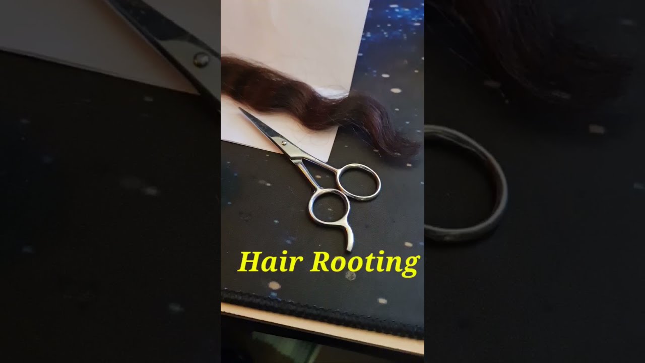 Hair Rooting a doll