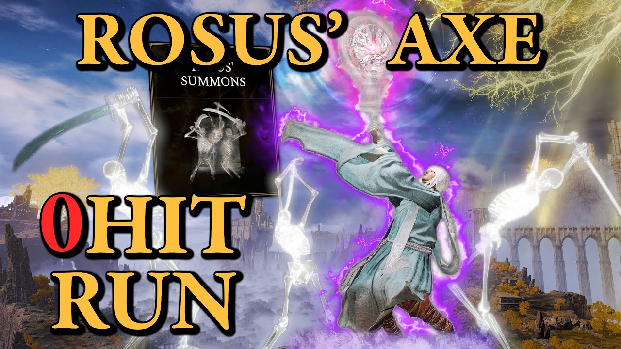This Ash Of War SHREDS Bosses! Rosus' Axe No Hit Run