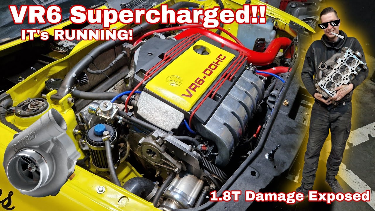 Trackday Golf 3 VR6 is SUPERCHARGED and RUNNING!!