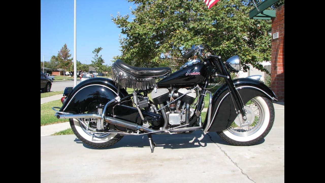 1948 Indian Chief Motorcycle Walk Around