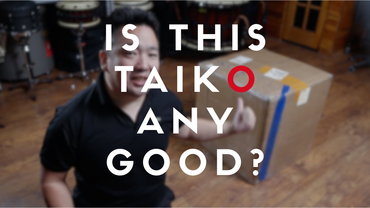 Unboxing a Taiko from Jinlei Music