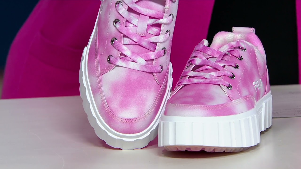 FILA Low Platform Sneaker - Sandblast on QVC