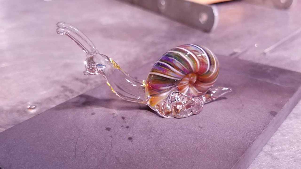 Escargot, verre au chalumeau - Univers Fusion