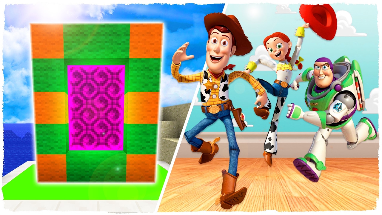 🤘 COMO HACER UN PORTAL A LA DIMENSIÓN DE TOY STORY - MINECRAFT | TINENQA