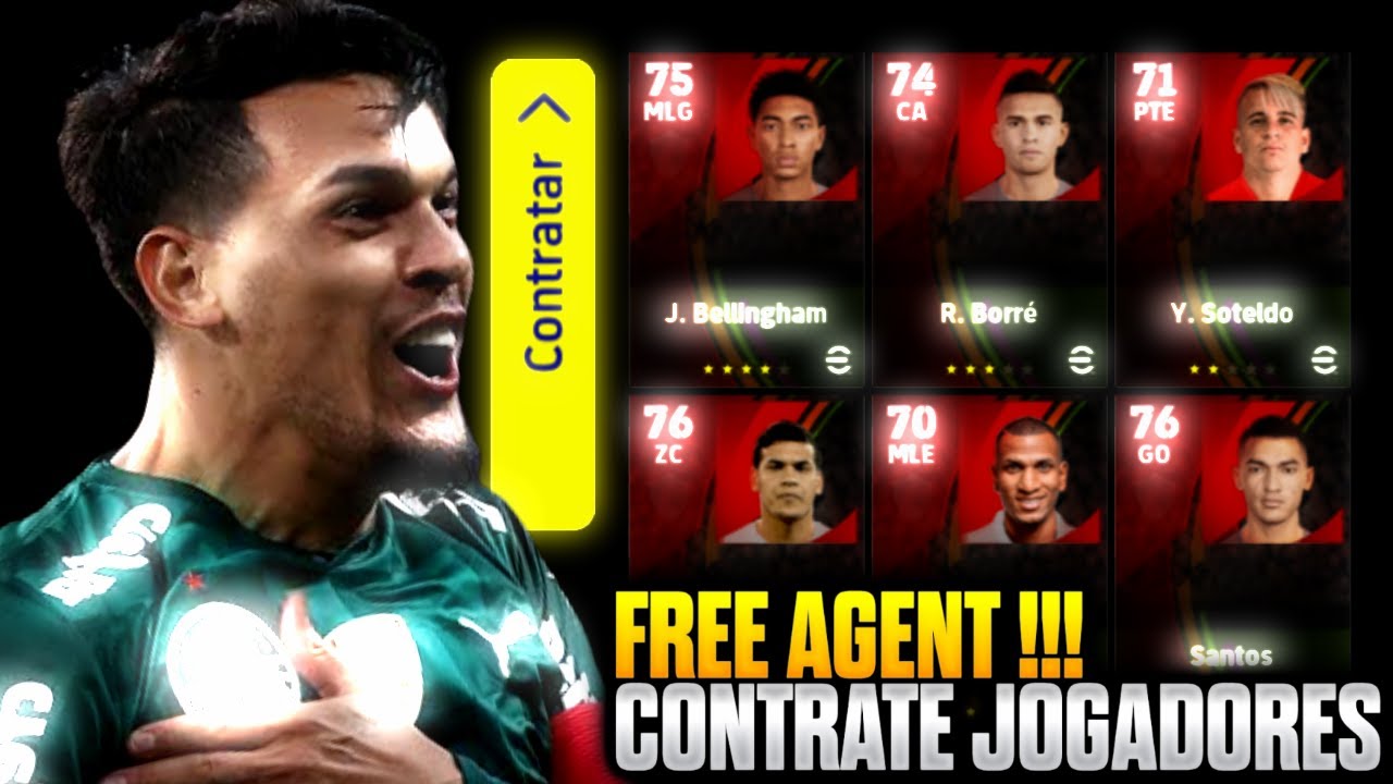 Como contratar JOGADORES SECRETOS (GUSTAVO GÓMEZ E CIA) no eFootball 24