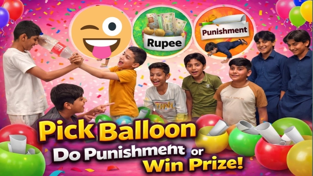 Pick a Balloon 🎈 Win Money 💰 or Get Punishment 😱 | Fun Challenge with Friends