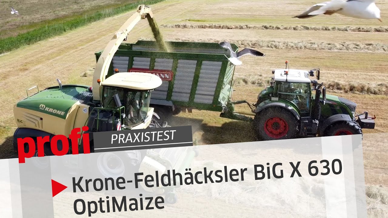 Krone-Feldhäcksler BiG X 630 OptiMaize: A little big | profi #Praxistest