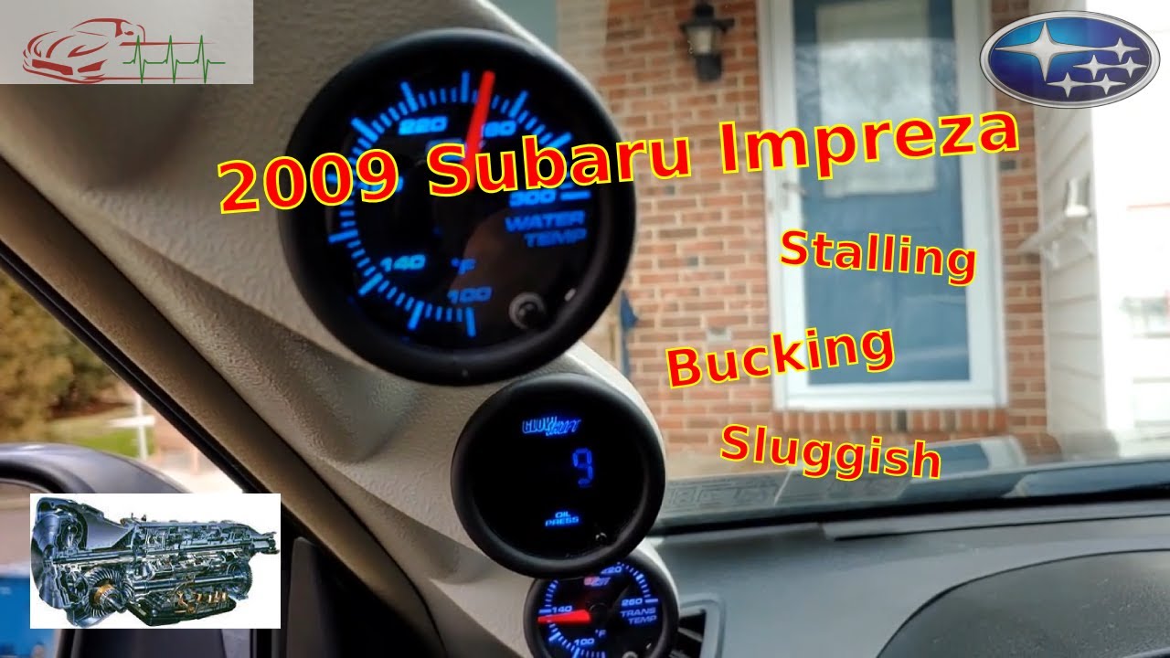 2009 SUBARU IMPREZA STALLS WHEN STOPPING
