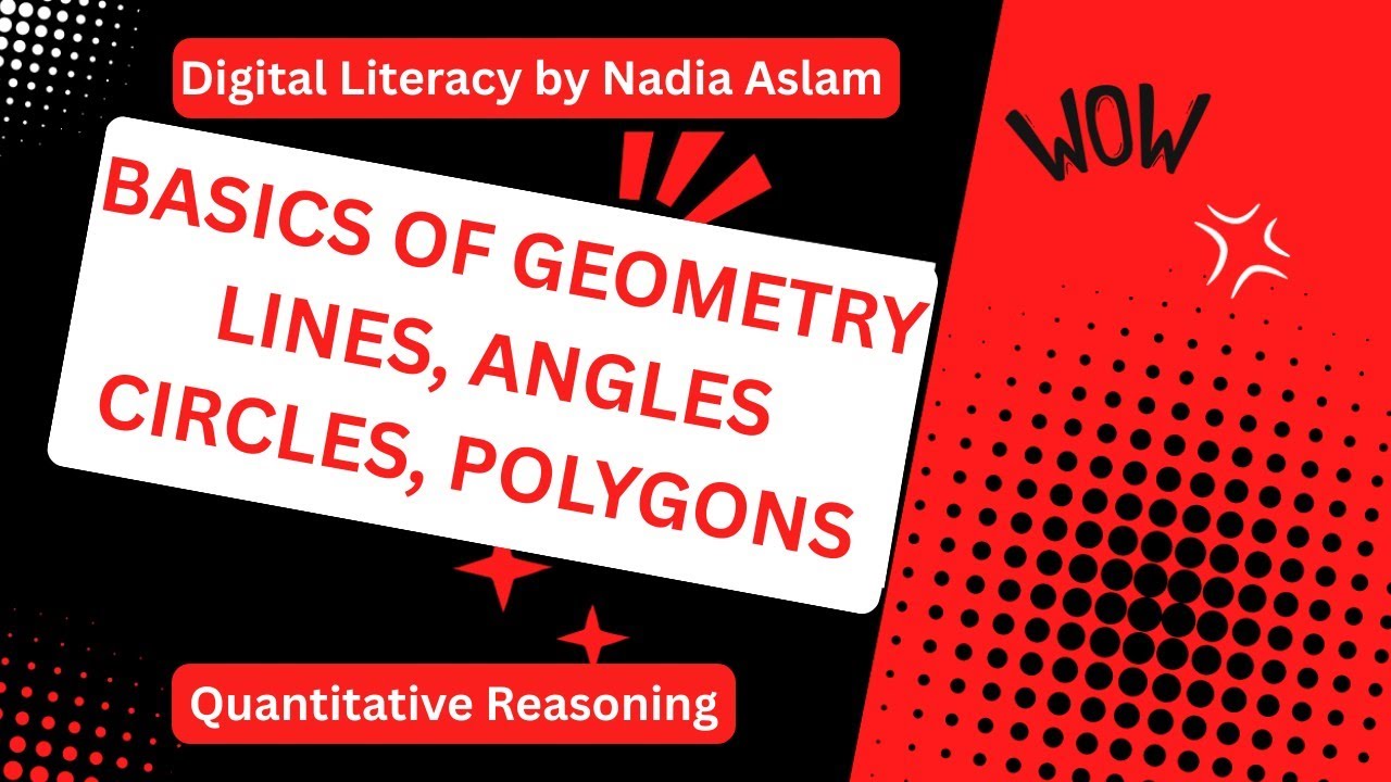 Basics of geometry/Linea,Angles, Circles, Polygons,Points, Quantitative Reasoning 