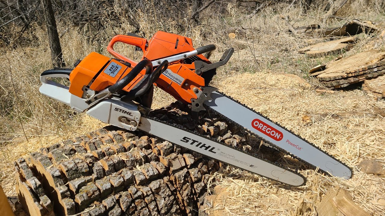 Husky 394xp and Stihl 044!! 2 of the best saws ever made!!